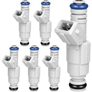 1998-2001 6PCS Fuel Injector Compatible for Ford Explorer 1999 2000 & Ford Ranger1998-2000, Mazda B4000 1998-2001 V6 4.0L, Replaces 0280155962