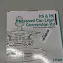 5 and 6 inch Recessed Can Light Conversion Kit, for Ceiling Light Fixture, Pendant Light, Hanging Light, Ceiling Fan, with 7 Beveled & Flat, Steel, Medallion, White Finish (3D White -1pc)