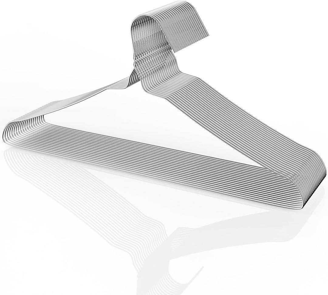 Mr. Pen Metal Hangers - 20 Pack, Wire Coat & Clothes Hangers (Silver)