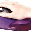 Fellowes Crystals Gel Mouse Pad with Wrist Rest - Purple (91441)
