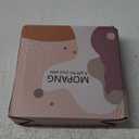 MOPANG Ceramic Slow Feeder Dog Bowls, 0.6 Cup Slow Feeder for Small Dogs and Cats, Puzzle Maze Bowl, Prevents Choking, 6in, Black