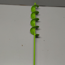 3x24-Inch Garden Auger Drill Bit for Planting and Post Hole Digging - Upgraded Spiral Design, Solid Shaft - Hex Driver Drill Compatible (Green)