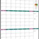 ARCOBIS 3-Month Dry Erase Calendar for Wall, 39"x28" Magnetic Whiteboard Calendar with Black Aluminum Frame, Monthly Calendar Board for Office, Home, School