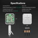 VIVOSUN AeroLab THB1 Wireless Bluetooth Hygrometer Thermometer Indoor, Smart Temperature Monitor, VPD, Digital Humidity Meter, LCD Remote Control & Alert, Data Storage, Dual Channels, Battery Included