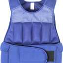Ativafit Adjustable Weighted Vest Women Men with Reflective Design 2 4 6 8 10 12 14 16 18 20 22 Lbs Workout Vest for Strength Training, Walking, Jogging, Weightlifting, Running Men Women Kids 2-22 Lbs