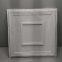 STICKGOO PVC Ceiling Tiles, 2'x2' Glue Up Ceiling Panel White to Prevent Breakage Cover 48 Sq. Ft, Pack of 12 Tiles