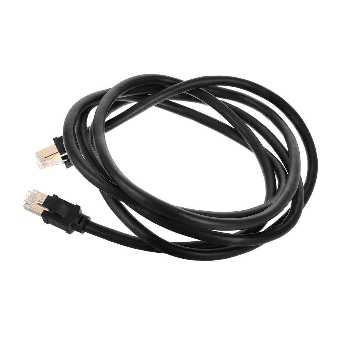 Category 8 Ethernet Cable Pure Copper Double Shielded Network Cord High-Speed Connection Cable for Gaming Router Laptop Installation