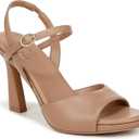 Naturalizer Womens Lala High Heel Dress Sandal (7 Wide, Taupe Tan Leather)