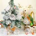 Suzile Employee Christmas Ornaments Coworker Thank You Gifts Bulk May You Be Proud Ornament Keepsake Ceramic Hanging Plaque Xmas Appreciation Gifts for Teacher Volunteer(30 Sets,Appreciation)