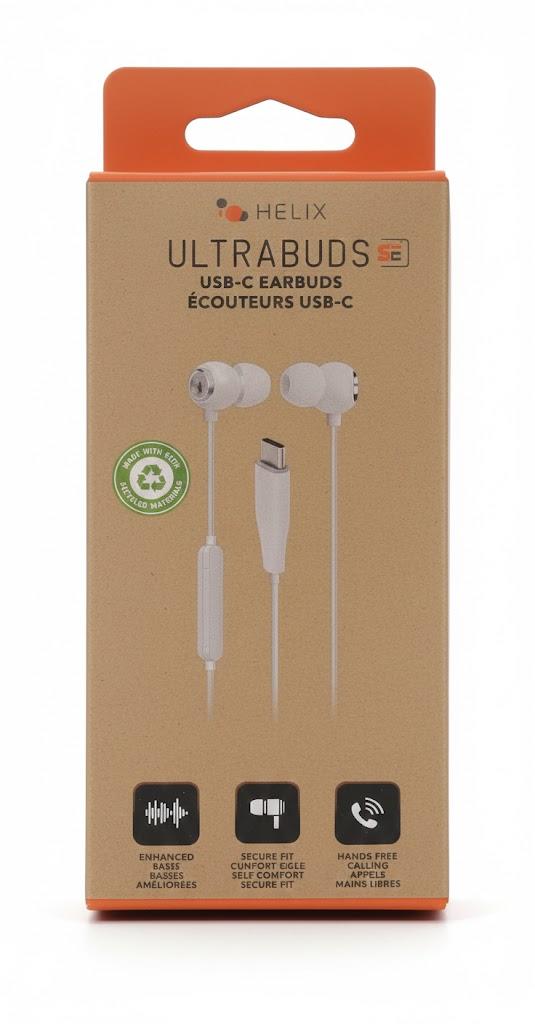 HELIX USB-C EARBUDS WHITE