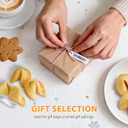 Soeos Fortune Cookies, Approx 96 Count, Vanilla Flavor, Fortune Cookies Individually Wrapped Bulk, Individually Packed Crisp Cookies with Fun, Traditional Chinese New Year Fortune Cookie