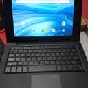 Laptop Computer Mini 10 Inch Quad Core Powered by Android 12 Netbook 64GB Small Computer with WiFi Webcam Bluetooth,Charger Mouse Included,Suitable for Children and Students, 4 Color Options (Black)