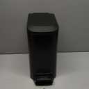 Cesun Small Bathroom Trash Can with Lid Soft Close, Step Pedal, 6 Liter / 1.6 Gallon Stainless Steel Garbage Can with Removable Inner Bucket, Anti-Fingerprint Finish (Matt Black)