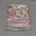 Hiroyuki Iridescent Makeup Bag, 14 inches Cosmetic Bag, Large Capacity Travel Pouch (Face, pink)