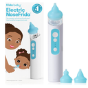 Frida Baby Electric NoseFrida Nasal Aspirator for Baby, Nose Sucker for Baby & Toddler, Upgraded Nasal Aspirator for Congestion + Allergy Relief with 3 Suction Levels, 2 Silicone Tips, USB