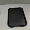 Carlisle FoodService Products CT101403 Cafe Standard Plastic Cafeteria/Fast Food Tray, NSF Certified, BPA Free, 14" Length x 10" Width, Black