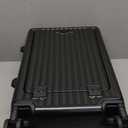 HotWay 26 Inch Checked In Luggage with Cup Phone Holder and Laptop Compartment, PC Hard Shell Suitcase with Spinner Wheels and USB Port, Large Luggage for Business Travel (Black)