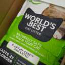 WORLD'S BEST CAT LITTER Comfort Care Unscented, 32-Pounds - Natural Ingredients, Quick Clumping, Flushable, 99% Dust Free & Made in USA - Long-Lasting Odor Control & Easy Scooping