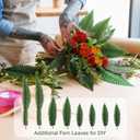 Artificial Boston Fern Bush - Set of 2 45Inch Fake Ferns with 55 Fronds, Large Hanging Faux Plants Decor, UV Resistant Faux Fern Vines Silk Greenery for Outdoor Indoor, Porch, Farms, Patio