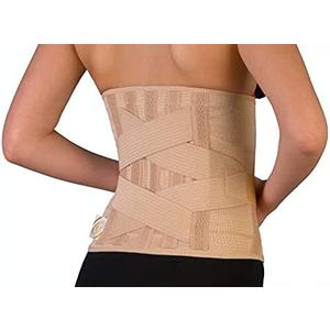 Double Pull Lumbo-Sacral Lower Back Support Belt with 6 Stays for Pain Relief, Herniated Disc, Sciatica, Scoliosis. Anti-skid Adjustable Brace for Work and Exercises for Men and Woman. Pain Relief Corset (#2 for Waist Circumference: 27-31 inch (70-80