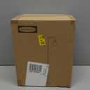 Modern Floor Lamp for Living Room with 6W LED Bulb, Industrial Floor Lamp, Amber Glass, Classic Reading Tall Lamp for Home Office, Standing Lamp for Study, Minimalist, Vintage, Mid Century, Brass Gold