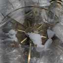 Gold Modern Chandelier 23in 9-Light Cloud Glass Pendant Light Mid Century Chandelier with White Shell Crystal Chandeliers for Bedroom Dining Room Living Room Kitchen Island Foyer