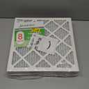 14x14x1 Air Filters, MERV 8 Pleated HVAC Furnace Filters (4-Pack) - Dust Defense, MPR 600 - exact dimensions: 13.75"x13.75"x0.75" - Replacement for AC, Heater, and Ventilation Systems