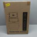 Towel Warmer, 35L Large Foldable Towel Warmers for Bathroom, Dual-Mode Blanket Warmer with Safety Lock, Timer, and Auto Shut-Off, Fits Up to 3 Oversized 40"X70" Towels, for Home & Loved Ones (Blue)