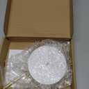 Mkono Necklace Holder Metal Jewelry Display Stand Necklace Organizer with 22 Hooks for Storage and Hanging Bracelet Keychain Home Room Decor for Women,Gold