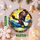 3 x Christmas Ornaments, Bald Eagle Ornament, Christmas Tree Ornaments, Xmas Decorations, Holiday Decorations, Bald Eagle Gifts, Holiday Party Gifts, and Xmas Gift Ideas