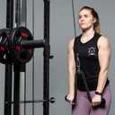 REP Fitness LAT Pulldown and Low Row Cable Machine Attachments and Functional Trainer Attachments  Curl Bar, D-Handle, Ankle Cuff, Tricep Rope, Sports Handle, Straight Bar, Row, Chinning Triangle