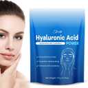 Hyaluronic Acid Powder, DIY Hyaluronic Acid Serum for Face, Water Soluble Hyaluronic Acid Powder for Skin Deep Hydration and Moisture, Low Molecular Weight(3.53oz)