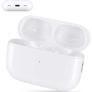 Wireless Charging Case for AirPods Pro 1/2 gen USB C PortReplacement Cases Compatible with AirPods Pro 1st / 2nd, Qi-Certified with Bluetooth Pairing Sync Button