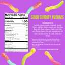 SmartSweets Gummy Worms, Gluten Free Gummies, Healthy Snacks for Adults & Kids, Fun Chewy Candy, Low Calorie, Low Sugar, Fruit Flavored Snack, No Artificial Sweeteners, 150g Bag, Share Size (EXP 11/17/26)