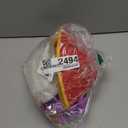 Zhanmai Men's Arabian Prince Costume Set Purple Vest Harem Pants Red Fez Felt Hat Sash Beard for Cosplay Party(XX-Large)