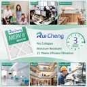 6 Pack Updated 6x6x1Air Filter, pertain Merv 8 HVAC Pleated A/C Furnace Filters (Actual Size: 5.75.5x5.75.5x0.75)