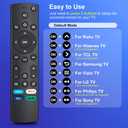 Universal-TV-Remote-Control for Samsung/LG/Vizio/TCL/Hisense/Sony/Philips/Roku Smart TVs