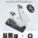 ULiXWH Upgraded for Magsafe Phone Grip Holder with 360 Rotation Design, Super Magnetic Cell Phone Grip Stand Ring Finger Kitcstand, Magsafe Accessories for iPhone 16 Pro Max 15 14 13