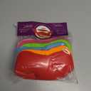 SHILA Bowl Snuggies, Multicolor Set of 5 Microwave-Safe Hot Bowl Holders to Keep Your Hands Cool and Your Food Warm, Polyester & Sponge Heat Resistant Dish Pads for Soup, Rice and Pasta