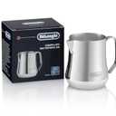 De'Longhi Milk Frothing Pitcher, Stainless Steel, 12 oz - DLSC069