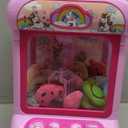 Marlrin Claw Machine for Kids, Mini Vending Machine Girls Unicorn Toys, Candy Grabber Prize Dispenser with Sound & 20 Mini Plush Toys, Electronic Arcade Game Indoor Toy for Home Party Birthday Gifts