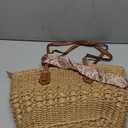 Straw Purses for Women 2025 - Summer Beach Bag, Lightweight Straw Shoulder Handbags for Travel Vacation