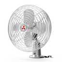 Heavy Duty 12V 8.75-Inch Car Fan,2-Speeds,All-Metal for RVs, Cars, Trucks, etc.Cigarette Lighter Cooling Fan,Helps to Circulate the Air in Your Car.(Cord Length 6FT)