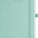 BEZEND 2026 Planner Weekly and Monthly (6" x 8.5") Daily Calendar with Hourly Timeslots & Tabs (Jan-Dec) Note & Expenses, Pen Holder, Inner Pocket, Vegan Leather Hardcover - Mint Green