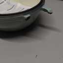 Enameled Cast Iron Dutch Oven for Sourdough Bread Baking,9 x 5-4/5 Inch Oval Cast Iron Bread Pan with Lid,Dutch Oven for Homemade Sourdough Baking,2.8QT Meatloaf Pan,Oven Safe (Sage Green)