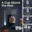 Chefman Caffeinator Single Serve Coffee Maker, Brew Kcups & Grounds, Drip Coffee Machine with Brew Strength Settings, Iced Coffee Function, 48 oz. Removable Water Reservoir