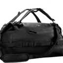 Haimont Large Waterproof Duffel Backpack Roll-Top Heavy Duty Dry Duffle Bag for Boating, Travel, Motorcycle, Kayaking, Camping, 60L (Black)