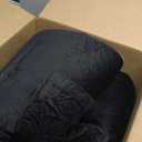 Dog Car Seat for Small Dogs, Dog Booster Seat with Extendable Backrest, Pet Car Seats up to 30 lbs, Washable Removable Cover Travel Bed with Storage Pockets and 2 Safety Leashes, Black&Grey