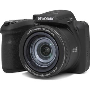 Kodak PIXPRO AZ405 Digital Camera, 40x Optical Zoom Bridge with 20MP Sensor, AA Batteries, OIS, 1080p Full HD Video, Black