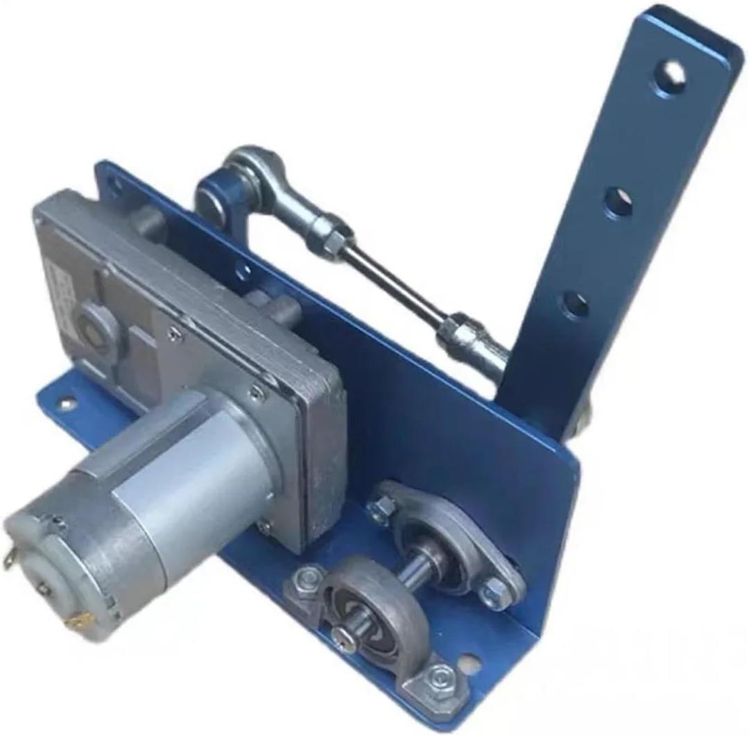 DC 12V 24V Gear Motor Automatic Swing Machine DIY Design DC Reciprocating Swing Motor Swing Angle 20-120 Degrees Adjustable(120,12V)